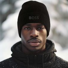 Boss Asic_Beanie-X Black