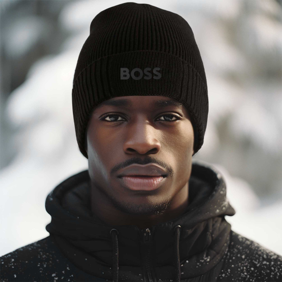Boss Asic_Beanie-X Black