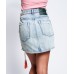 OneTeaspoon Kansas Blue 2020 Mini High Waist Denim Skirt