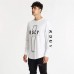 Kiss Chacey Brainwashed Cape Back L/S Tee White