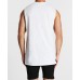 Kiss Chacey Save Us Step Hem Muscle Tee White