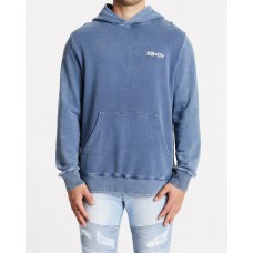 Kiss Chacey Lost Boys Step Hem Hooded Sweater Acid Blue
