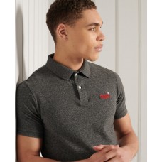 Superdry Classic Pique Polo Nordic Charcoal Grit