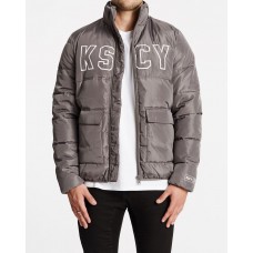 Kiss Chacey Republic Puffer Jacket Charcoal