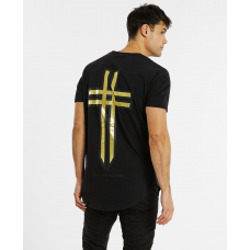 Kiss Chacey Acacia Dual Curved Tee Jet Black