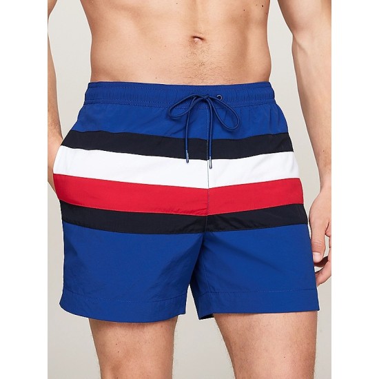 Tommy Hilfiger Medium Drawstring Swim Shorts Anchor Blue