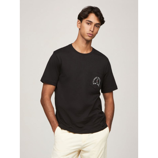 Tommy Hilfiger Arch Pocket Tee Black