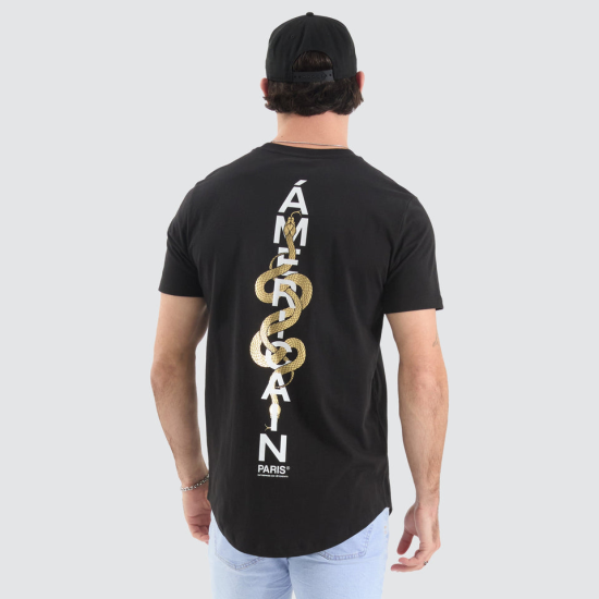 Americain Aragorn Dual Curved Tee Jet Black