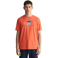 Gant Archive Shield T-Shirt Burnt Orange