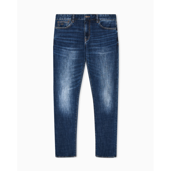 Armani Exchange Stretch Denim Skinny Jeans Blue