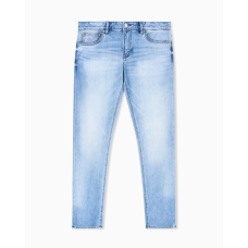 Armani Exchange Stretch Denim Skinny Jeans Light Blue