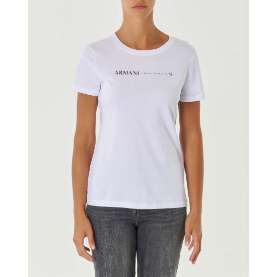 Armani Exchange Double Logo Tee White WMNS