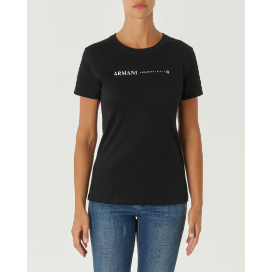 Armani Exchange Double Logo Tee Black WMNS