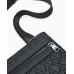 Armani Exchange Flat Shoulder Bag with All Over Logo
