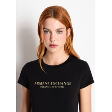 Armani Exchange Slim Fit T-Shirt Black Wmn