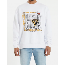 Nena and Pasadena Back to Back Relaxed Sweater White