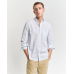 Gant Regular Fit Classic Banker Stripe Poplin Shirt Light Blue