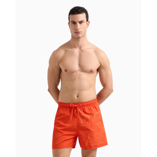 Emporio Armani Beachwear Shorts Red