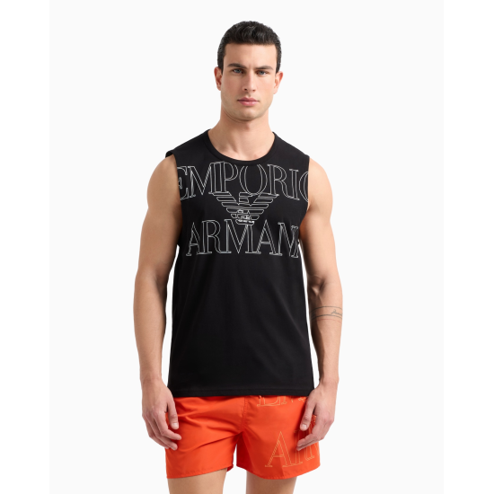 Emporio Armani Beach Tank Black