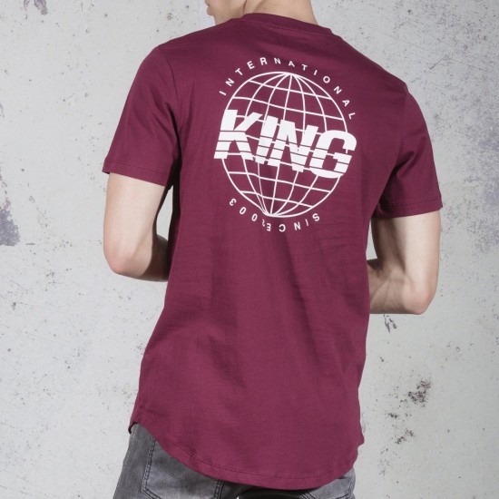 King Apparel Bethnal T-Shirt Oxblood