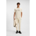 Boss Tee Logo Future Pima-cotton T-shirt with gloss logo Natural