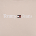Tommy Jeans Classic Linear Logo Tee Beige