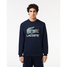 Lacoste Big Croc Logo Sweater Navy