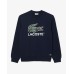 Lacoste Big Croc Logo Sweater Navy