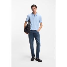 Boss Maine regular-fit jeans in blue comfort-stretch denim Boss Maine regular-fit jeans in blue comfort-stretch denim