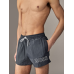 Boss Mooneye Quick-drying swim shorts with outline logo Charcoal