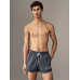 Boss Mooneye Quick-drying swim shorts with outline logo Charcoal