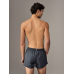 Boss Mooneye Quick-drying swim shorts with outline logo Charcoal