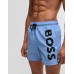 Boss Octopus Swim Shorts Bright Blue