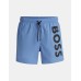 Boss Octopus Swim Shorts Bright Blue