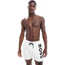 Boss Octopus Swim Shorts White