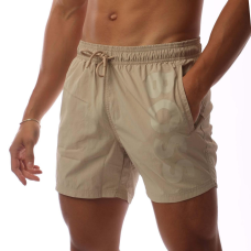 Boss Octopus Swim Shorts Light Beige