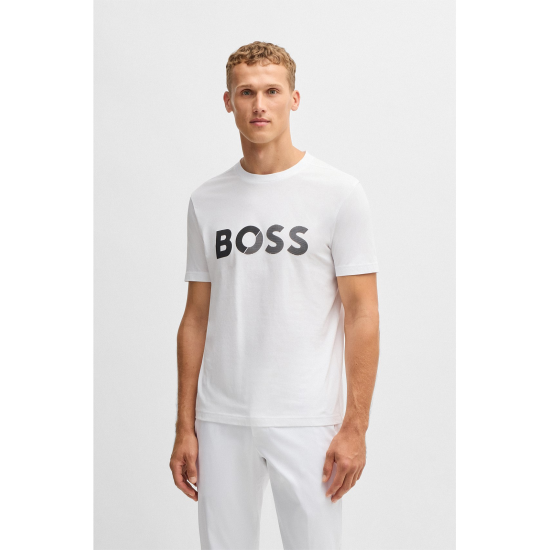Boss Tee Tape Logo White