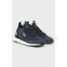 Boss Titanium EVO Trainers with knitted uppers and suede trims Dark Blue