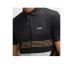 Boss Paddy Stretch-Jersey Polo Shirt with Stripe Print Black