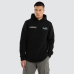 Nena and Pasadena Break Dual Curved Hoodie Jet Black