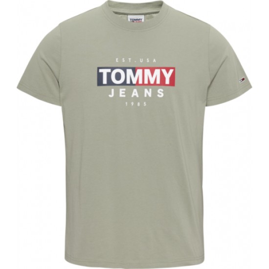 Tommy Jeans Entry Flag Tee Faded Willow