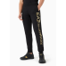 EA7 Emporio Armani Cotton Blend Logo Series Joggers Black/Gold 