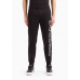 EA7 Emporio Armani Cotton Blend Logo Series Joggers Black/White