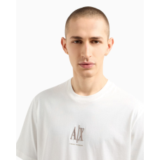 Armani Exchange Centre Logo Tee White