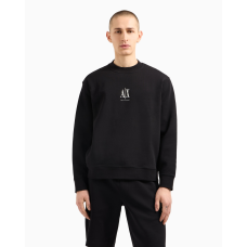 Armani Exchange Centre Logo Sweater Black