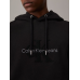 Calvin Klein Chenille Monogram Hoodie Black