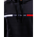 Tommy Hilfiger Chest Insert Hood Black