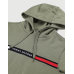 Tommy Hilfiger Chest Insert Hood Battle Green