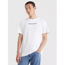 Tommy Jeans Classic Linear Logo Tee White