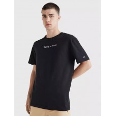 Tommy Jeans Classic Linear Logo Tee Black